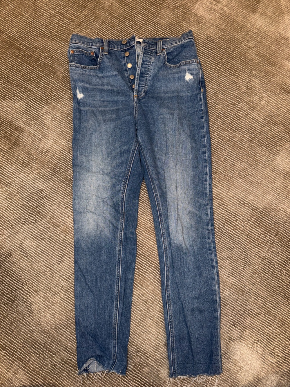 Denim Forum Yoko High Rise Slim Medium Wash Women’s Jeans